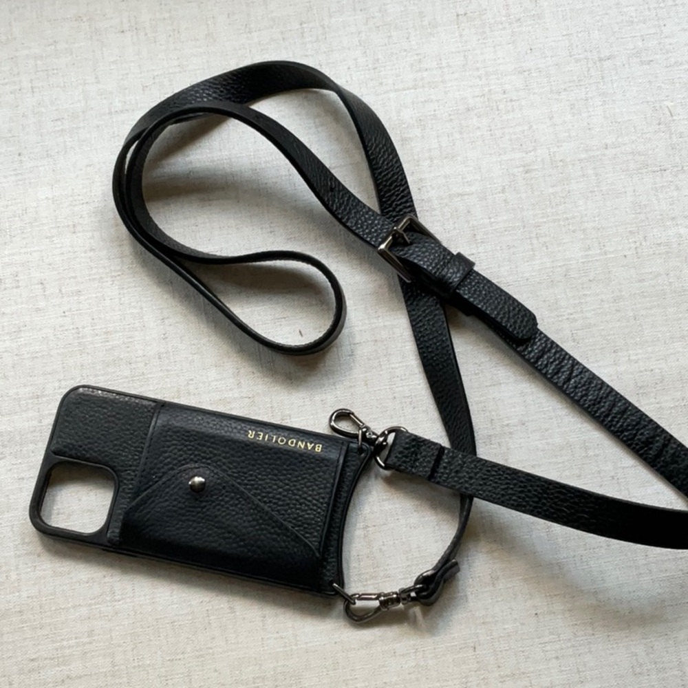 Bandolier phone case with strap